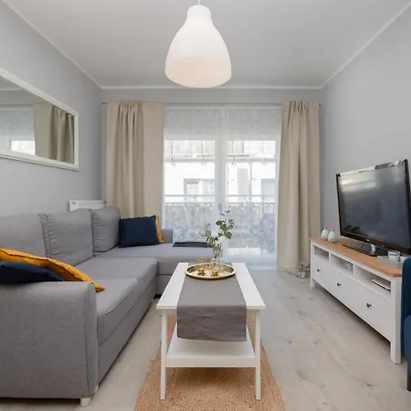 Lägenhet Apartament Baltic Gray Pobierowo
